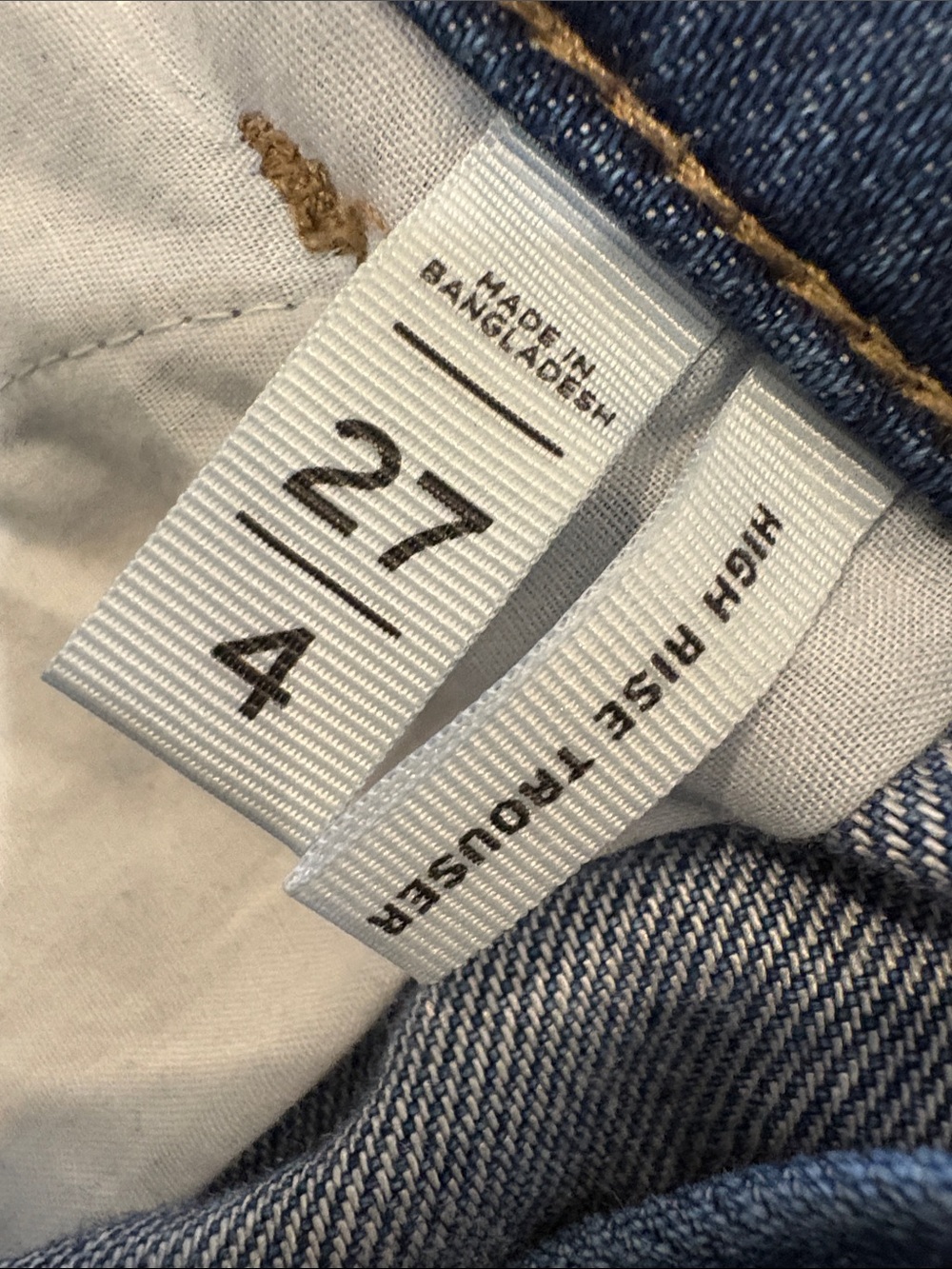 LOFT Dark Blue Wide-Leg Jeans - Picture 3 of 6